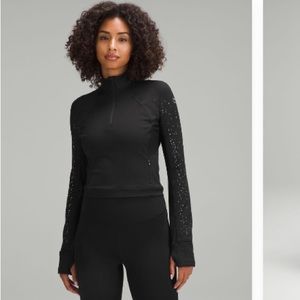 It’s rulu run half zip *reflective*